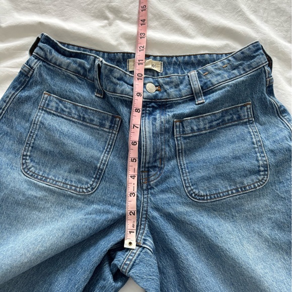 Madewell Petite Curvy Emmett Wide-Leg Jean Patch Pocket Edition - Picture 13 of 14